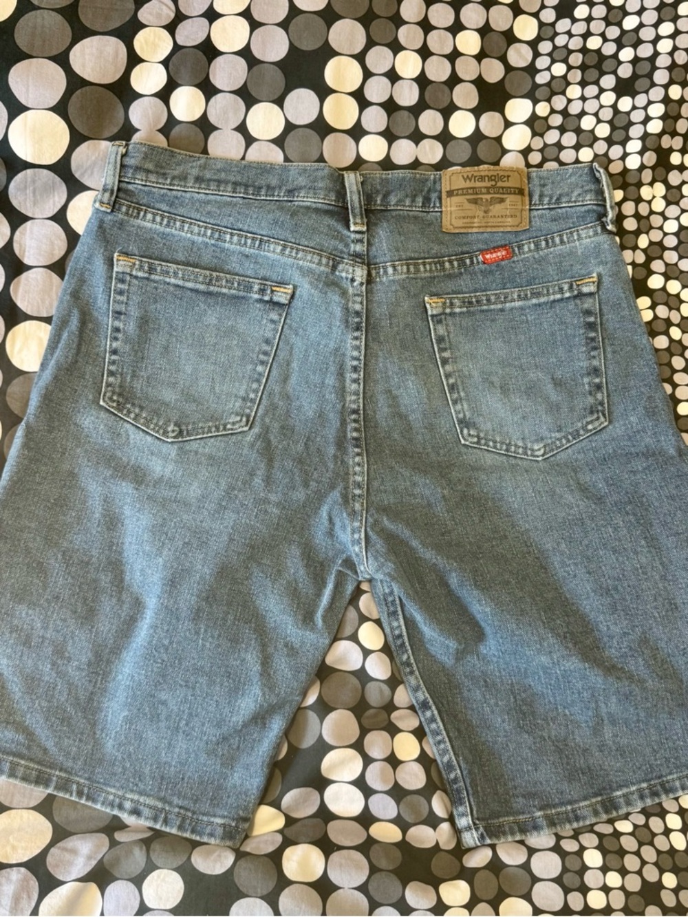 Wrangler Men's Classic Denim Shorts in Medium Blue